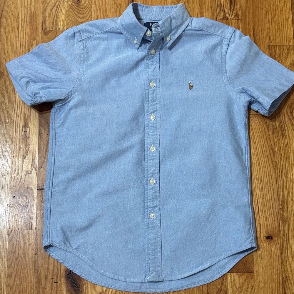 Polo by Ralph Lauren Kids Sky Blue Button-Down Shirt